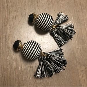 Fornash ball and tassel earrings
